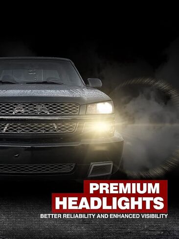 Torchbeam Headlight Assembly, Replacement for LAH367, Bumper Headlamp Black Housing Clear Reflector in Saudi Arabia