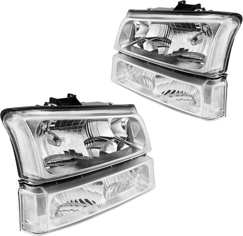 Torchbeam Headlight Assembly, Replacement for LAH367, Bumper Headlamp Black Housing Clear Reflector in Saudi Arabia