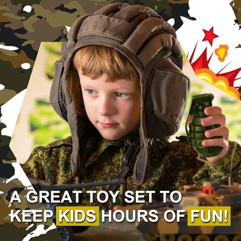 Sratte 6 PCS Toy Hand Grenade للعبة التكتيكية مع 60 Ammo Ammo Fun Impact Pull Ring Toys للبالغين الرياضة في الهواء الطلق (أسود) in Kuwait