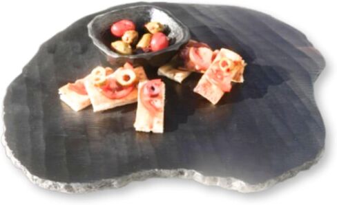 Steelite Resin Display Serving Tray, Kenny Mack Jagged Edge Uneven 14.5" Gastronorm Buffet Table Presentation Food Server Charcuterie Board, Commercial Foodservice Restaurant Hotel Use, Expresso Brown in Saudi Arabia