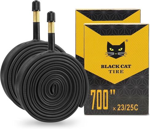 2 Pcs 700x23C/25C 700x28C/32C Bike Tubes, 48mm FV Presta Valve, 700C Bike Tire Tube for Road Bike in Saudi Arabia