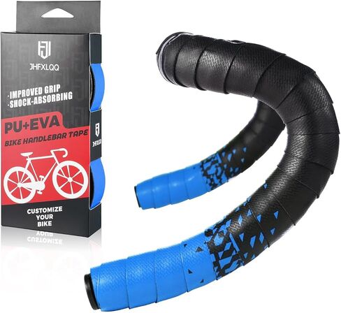Bike Handlebar Tape: Enhance Your Bicycle Handlebar Grip with These Bar Tape for Road Bike - Bicycle Bar Tape of Comfortable Non-Slip Shock Absorption (Red) in Saudi Arabia