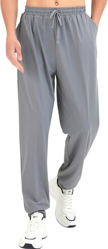 Mens Sweatpants, Elastic Waist Joggers for Men, Gym Athletic Pants with Pockets for Workout Running Jogging (US, Alpha, Medium, Regular, Regular, Black) in Saudi Arabia