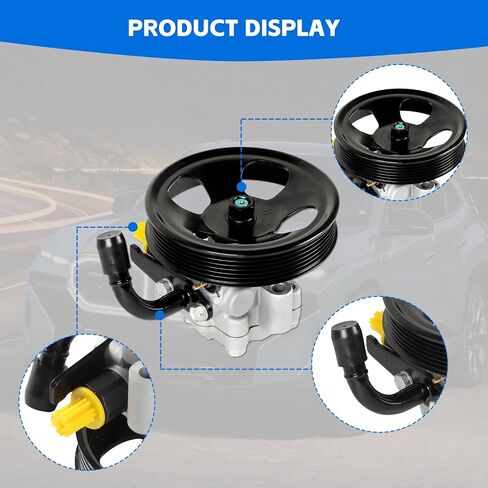 20-8704 208704 Power Steering Pump Fits for 2002-2007 Silverado 1500,for 2002-2003 Tahoe,for Sierra 1500,for Yukon 2002-2003,for Escalade 2003 Replace OE 20-8704, 20756710, 26041315 in Saudi Arabia