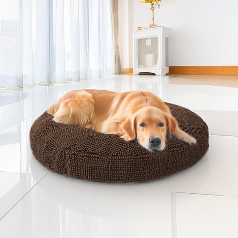 Muddy Mat® Cloud K-9 Bed للكلاب والقطط ، سرير الكلب الناعم والاسترخاء ، مادة تشنيل ، غطاء قابل للإزالة ، قابلة للغسل ومجفف آمن-كبير (40'x40 ') in Kuwait