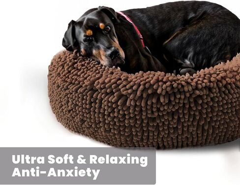 Muddy Mat® Cloud K-9 Bed للكلاب والقطط ، سرير الكلب الناعم والاسترخاء ، مادة تشنيل ، غطاء قابل للإزالة ، قابلة للغسل ومجفف آمن-كبير (40'x40 ') in Kuwait
