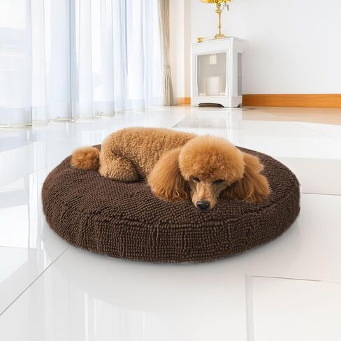 Muddy Mat® Cloud K-9 Bed للكلاب والقطط ، سرير الكلب الناعم والاسترخاء ، مادة تشنيل ، غطاء قابل للإزالة ، قابلة للغسل ومجفف آمن-كبير (40'x40 ') in Kuwait