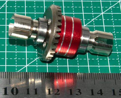 تفاضلي متوافق مع 1/14 1/16 MJX Hyper GO UPGRADE 16207 16208 14303 14210 H16BM H16GT H16DR H16PL RC CAR Aluminium Diff (الأزرق) in Kuwait