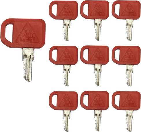 AM131841 10 Pack Ignition Keys Replacement for John Deere 300 400 X400 X700 GT235 GX LX CS CX Gator TS HPX Mower Tractors Series in Saudi Arabia