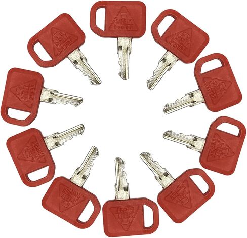 AM131841 10 Pack Ignition Keys Replacement for John Deere 300 400 X400 X700 GT235 GX LX CS CX Gator TS HPX Mower Tractors Series in Saudi Arabia