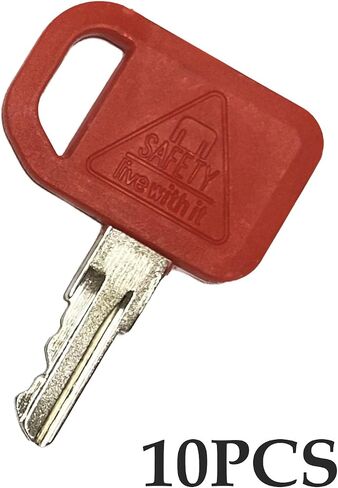 AM131841 10 Pack Ignition Keys Replacement for John Deere 300 400 X400 X700 GT235 GX LX CS CX Gator TS HPX Mower Tractors Series in Saudi Arabia