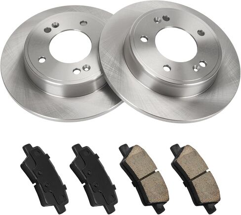 Front Brake Kit,Brake Rotors and Ceramic Brake Pads Replacement for Rogue 2014 2015 2016 2017,OEM#31512+D1737 Automotive Replacement in Saudi Arabia