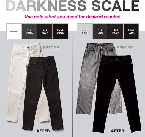 TULIP RE-DARK DENIM Fabric Dye Kit ، عملية سهلة للجزر الجينز الباهتة ، مجموعة أزياء مستدامة ، 3 أجهزة كمبيوتر in Kuwait