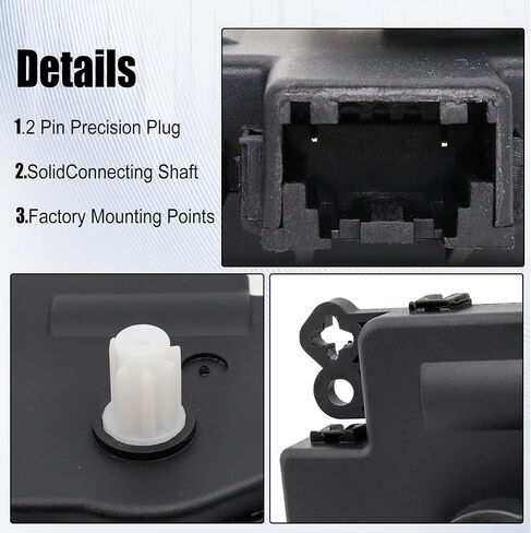 2 PCS Air Blend Door Actuator Gear Kit Compatible for Dodge Durango Grand Cherokee 2011 2012 2013 2014 2015 2016 2017 2018 Replaces 68214880AA 926-133 22133 068214880AA in Saudi Arabia