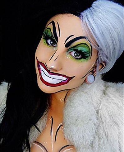 Moomoo Baby Face Painting Kit للأطفال 18 طلاءًا كبيرًا من الوجه المحترف في القاعدة المائية ، 32 مقالًا من الدهانات الجسم مجموعة هالوين مكياج للبشرة آمنة in Kuwait