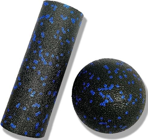 Mini Foam Roller - Muscle Massage Rollers for Trigger Point Therapy, Myofascial Release, Deep Tissue Fitness Massage & Relax Tight Muscles, Peanut Ball & Trigger Point in Kuwait