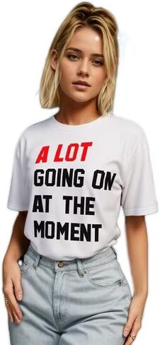 Country Music A Lot Going On at The Moment Shirt for Women Letters Graphic Music City Vacation Shirt Tee Outfits in Saudi Arabia