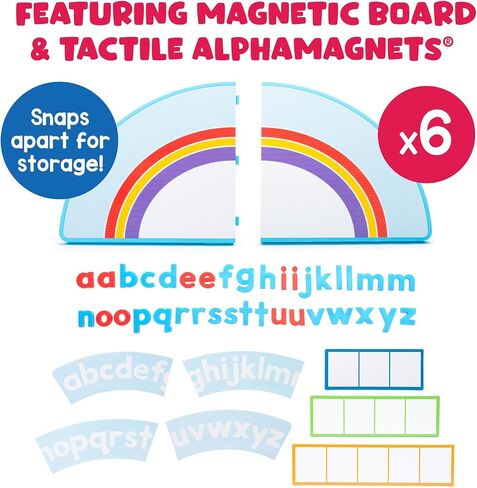Educational Insights ABC Arc Mat AlphaMagnets® Set – Alphabet Magnets for Kids, Magnetic Spelling Set & Letter Learning Board, Classroom ABCs Activity for Kids Ages 3-5 in Kuwait
