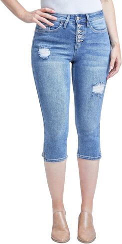 Royalty For Me Womens Women's Vintage High Rise Capri Jeans in Saudi Arabia