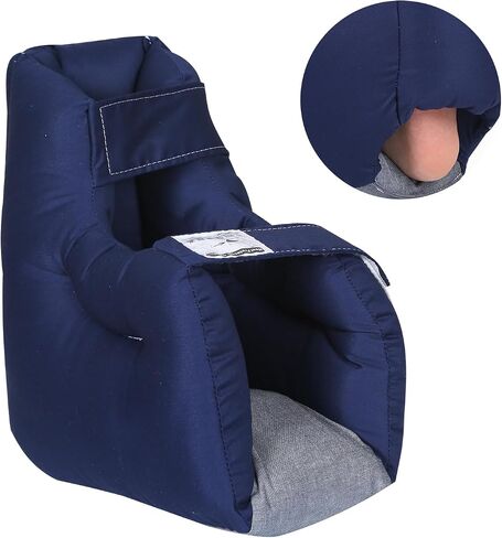 Heel Protectors for Pressure Sores Relief - Foot Pillow for Bed Sores with 2 Straps for Healing Therapy of Heel Pain and Injury Adult Size in Saudi Arabia