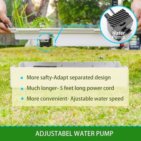 BETAZOOER Turtle Tank with Adjustable Water Pump Filter, Full View Visually Tortoise Aquarium Habitat, Glass Material Easy Changing Water&Clean for Small Amphibious Creatures Reptiles 15.7"×11.8"×10" in Kuwait