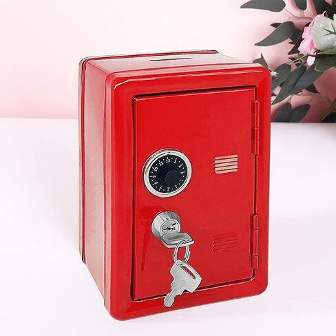 Kids' MKid Safe Piggy Bank, Metal Safe with Key, Money Saving Box for Children, Boys Girls Best Giftoney Banks (Blue, One Size) in Kuwait