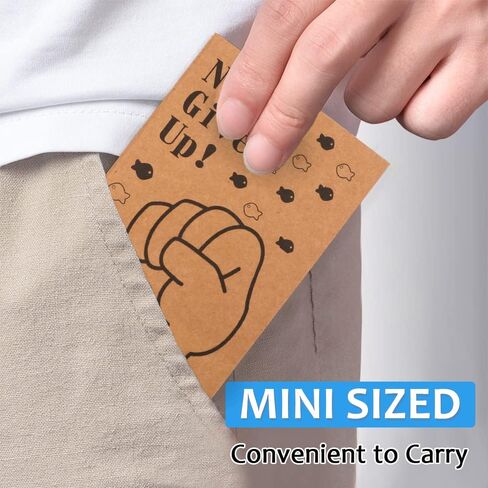 feela 15 Pack A6 Kraft Notebooks, 15 Designs Cute Mini Pocket Notebooks and Journals, Lined Motivation Small Journal Notebook Notepad Bulk for School Supplies Women Taking Memos, 4.1X5.8 in, 80 Pages in Kuwait