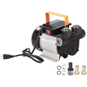 TOPWAY 110V AC 16GPM Electric Self-priming Oil Fuel Diesel Kerosene Biodiesel Transfer Pump Kit w/Discharge Hose & Nozzle