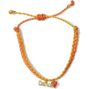 GIMMEDAT Dance Heart Gold Charm Bracelet 100% Waterproof Adjustable Friendship Jewelry Gift Teams