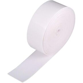 Gomake Adhesive Felt Tape Vinyl Squeegee Buffer White Self-Adhesive Soft Fiber Felt Roll for Vinyl Squeegee Replacement Felt and Protecting Furniture Hard Surfaces DIY Adhesive-196.9 inch Length