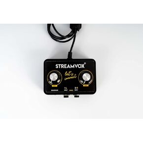 Streamvox ST1G - Portable Audio Interface to send Audio Signal from Mixer,DJ Setup.Sound Card to Phones or tablets,works both with IOS and Android