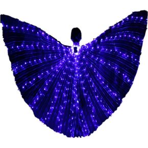 nobranded Adult Dance Performance Clothing Led Lights Belly Dance Wings Dance Carnival Halloween Luminous Clothing Gift Stick