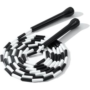 Experience Smooth and Adjustable Jumping with the IDOU Beaded Jump Rope - Unbreakable Handles, Tangle-Free Rotation, and Customizable Length. The Ultimate Fitness Companion!