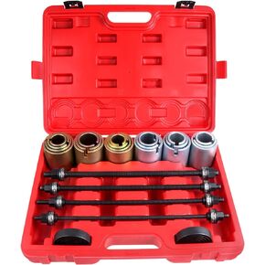 SCITOO 27PCS Automotive Universal Tools Press and Pull Sleeve Kit Bush Bearing Removal Insertion Tool Set