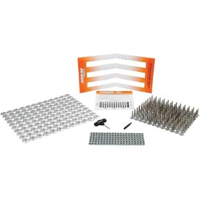 Extreme Max 5001.5463 96-Stud Track Pack with Round Backers - 1.00" Stud Length