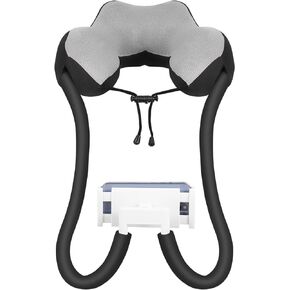 MoKo Neck Phone Holder, Lazy Gooseneck Phone Pillow Holder Bracket,360°Rotate Phone Tablet Stand for 4"-11" Device, fits iPhone 15/Pro/Plus/Pro Max iPhone 14/14 Pro Max, Galaxy S21 S9,iPad Pro 11