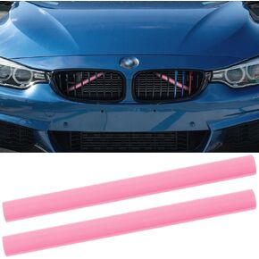 Grill Stripes for BMW F30 F32, Kidney Grille Inserts Trim for 2012-2019 BMW 3/4 Series F30 F32 320 328 330 335 428 435 (Pink)