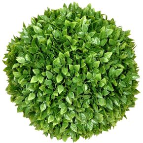 Topiary Ball Artificial Outdoor Boxwood Balls Topiary Lifelike Plants, Round Topiary for Indoor/Outdoor Decore, Lechguguilla 11 Inch, 1 Piece