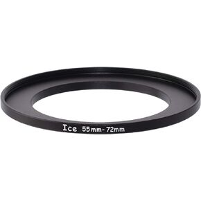 ICE 55mm to 72mm Conventional Step Up Filter Ring Adapter