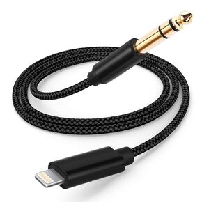 USB C to 6.35mm 1/4 inch TRS Audio Cable , 10 FT Type C to 1/4 Audio Adapter Aux Jack Stereo Cable for iPhone 15 Google Pixel 4XL,Galaxy Note 10+/S20+,Amplifier,Speaker,Headphone,Mixing Console.