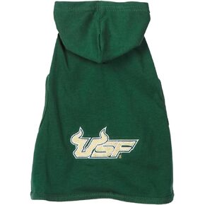 NCAA South Florida Bulls Collegiate Cotton Lycra Hooded Dog Shirt