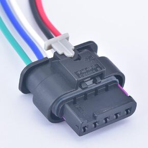 5 Pin Auto Electric Connector Waterproof Mass Air Flow Meter Sensor MAF Harness Plug for VW Audi 1-1718806-1 4F0973705
