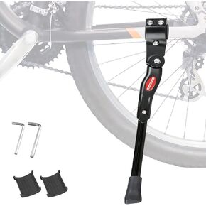 GameXcel Bike Kickstand Bike Stand for Mountain Bike - Kickstands for Kids Bike, Bicycle Kickstand for Road Bike, Kick Stand for Bike - Bike Side Stand Fit for 22" 24" 26" 700C Road Bike/BMX/MTB