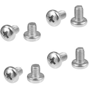 براغي لوحة الترخيص لموديلات B MW وTesla، 18-8 براغي لوحة ترخيص من الفولاذ المقاوم للصدأ، مسمار M5 (8 عبوات فضية) in Kuwait