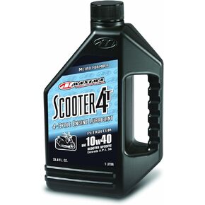 Maxima Racing Oils 11901-2PK Scooter 4T 10w40 Engine Oil 1L Bottle, 2-Pack