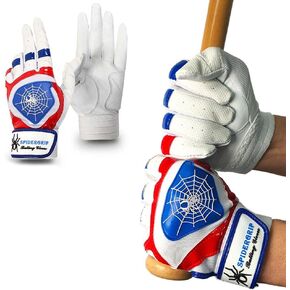 J&S Sporting Spider Grip Premium Sheep Skin Baseball Softball Batting Gloves