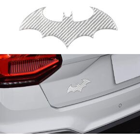 Automotive Body Decals, Car Anti-Scratch Decorative Stickers, Car Bat Stickers, Carbon Fiber Bat Car Sticker, Vehicle Classic Logo Stickers Automative Exterior Decoration Suitable for Cars, Trucks,