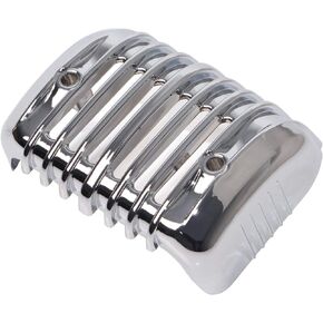 Chrome Front Voltage Regulator Cover Trim Accent Compatible With Harley Softail FXS FXSTC FXSTS 2001-2017 Motorcycles