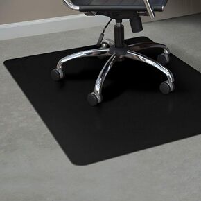 ES Robbins Low Pile Carpet Chair Mat, 36" x 48" Rectangle, Black