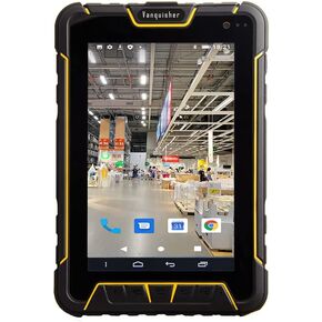 Rugged Enterprise Tablet with Barcode Scanner | Android 12 OS | 7-inch Big Touch Screen | with Honeywell N6603 2D Bar Code Reader Scan Engine, WiFi & 4G LTE, for Warehouse Inventory & Stock Control
